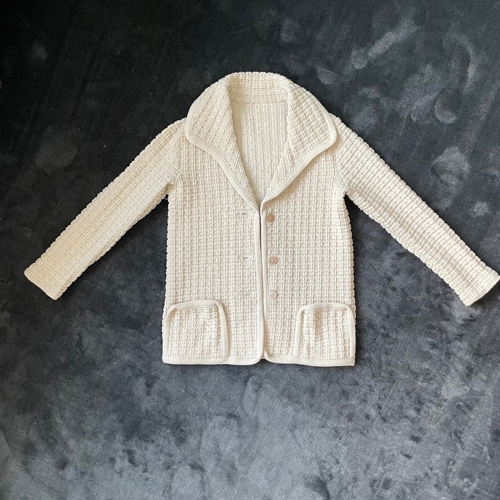Vintage 70s Sweater Blazer